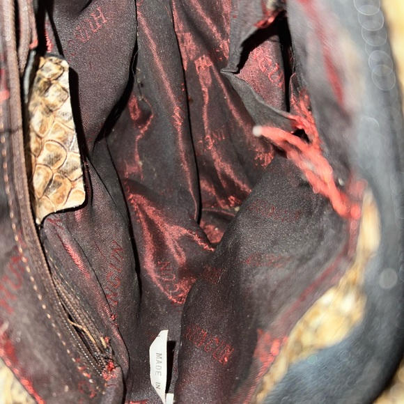 Real snake skin,  Shoulder bag,multicolored - Picture 6 of 7
